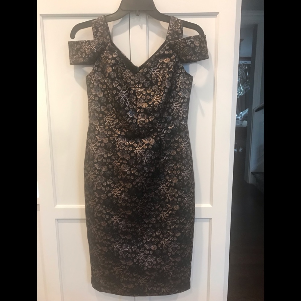 🔥Final price🔥Maggy London NEW Rose Gold Floral dress